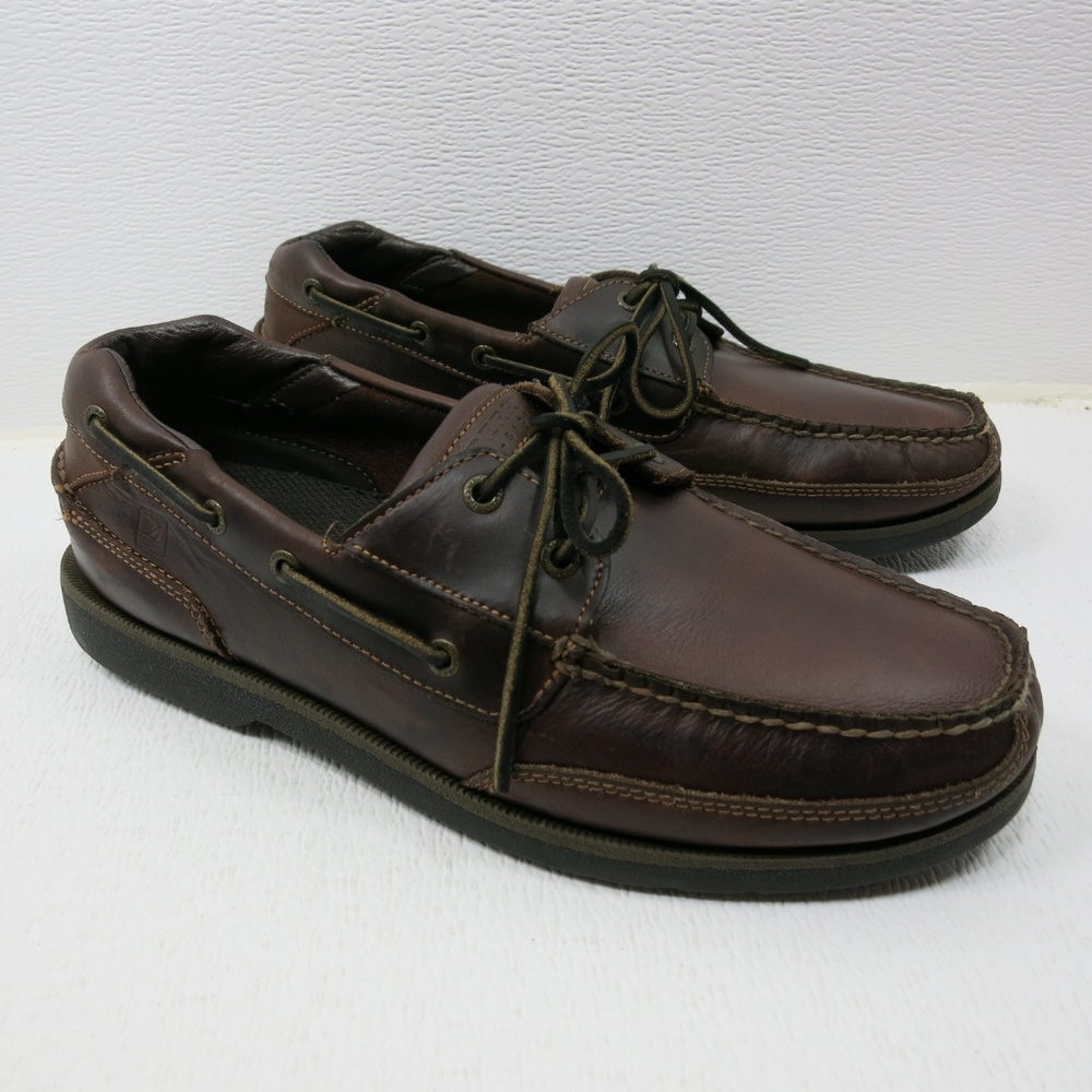Sperry Oil Tanned Leather Casual Deck Boat Shoe 12 - Picture 2 of 6